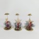 thumbnail image 4 of Candelabros dorados 3 piezas Candelabros de alce navideño Candelabro de mesa de metal para mesa de chimenea de Navidad, 4 of 5