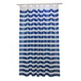 thumbnail image 3 of PEVA Cross Stripe Bathroom Shower Curtain Waterproof and Mildewproof Partition Curtain, 3 of 6