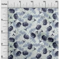 thumbnail image 2 of oneOone Cotton Cambric Dark Navy Blue Fabric Florals Craft Projects Decor Fabric Printed By The Yard 42 Inch Wide, 2 of 6