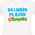 thumbnail image 4 of Inktastic Billiards player in training Boys or Girls Long Sleeve Baby Bodysuit, 4 of 5