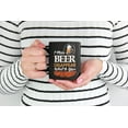 thumbnail image 2 of I Make Beer Disappear, What Is Your Superpower? Funny Drinking Lovers', Black 11oz Ceramic Mug, 2 of 5