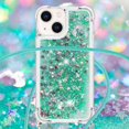 thumbnail image 3 of Funda FOXDOCK para iPhone 15 con Cuerda Ajustable, Brillo Líquido, Protección Antigolpes y Lente – Ideal para Regalo, 3 of 6