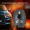 thumbnail image 3 of Carbon Fiber Texture Silicone Auto Car Key Protective Case Soft Cover for Benz, 3 of 7