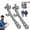 2pcs, variant on 7-in-1 Aluminum Bung Wrench, One Piece Hex Socket Heavy Duty Drum Wrench, Multi Function Rust Proof Bung Caps Wrench, Durable Drum Lid Remover for 5-55 Gallon Drums, Industrial & Home Use