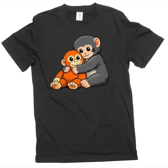 Cute monkey punch viral t-shirt baby monkey Japan zoo tee shirt
