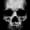 Phantom Skull, variant on Elephant Stock Skull With Cigarette 1885 Wall Art - Vertical Canvas Wall Art - Living Room Wall Decor - Fantasy And Sci-fi Canvas - Orange And Yellow Decor By Vincent Van Gogh - 8" x 12"