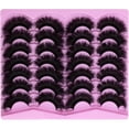 thumbnail image 4 of Pestañas postizas LEAFMOON Mink Fluffy, 20 mm, volumen 8D Cat Eye, 4 of 7