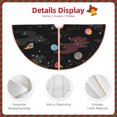 thumbnail image 3 of Bingfone Christmas Tree Skirt Mat Christmas Decoration Interior 48" -Galaxy, 3 of 6