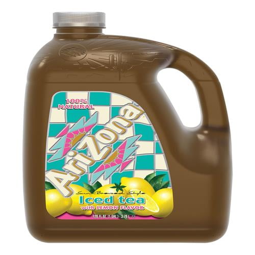 Arizona Iced Tea With Lemon, 128 Oz - Pack of 2