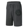 thumbnail image 3 of Mens Shorts Casual Solid Color Drawstring Summer Beach Pants Loose Running Shorts Men With Pockets, 3 of 3