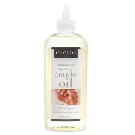 Cuccio Naturale Fragrance Free Cuticle Revitalizing Oil, 8 oz, Lightweight Moisturizing Treatment