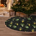 thumbnail image 5 of Sikiie Bee Floral Nativity Christmas Tree Skirt, Jesus Christian Winter Holiday Tree Mat Decoration(30-48IN)36", 5 of 6