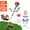 Orange, variant on Aqmeifen 52CC Grass Trimmer 2-Cycle Cordless Gas String Trimmer & Edger 2 in 1 Weed Wacker Kit with Shoulder Strap (Red)