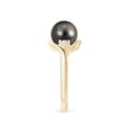thumbnail image 3 of ANGARA Classic Tahitian Cultured Pearl Bypass Ring in 14K Yellow Gold for Women | June Birthstone, Birthday, Anniversary, Jewelry Gift for Women | Pearl Ring, 3 of 8