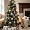 thumbnail image 5 of Kbndieu 24PCS Gray Christmas Balls Christmas Tree Decorations Ornaments, Shatterproof Xmas Bulbs, Plastic Xmas Hanging Ornament Ball for Holiday Party Wreath Garlands Trees, 5 of 6