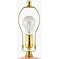 thumbnail image 4 of Livabliss Table Lamps, 20" Stellar Traditional Bedside Nightstand Table Lamp for Bedroom Living Room Office, Pink Body with White Shade (20"H x 19"W x 19"D), 4 of 6