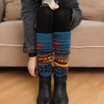thumbnail image 3 of Kcolen Christmas Gifts Knitted Woolen Fawn Stack Snowflake Socks Thicken Foot Leggings Warmer Pile Christmas Cozy Thermal Calf-Length, 3 of 9