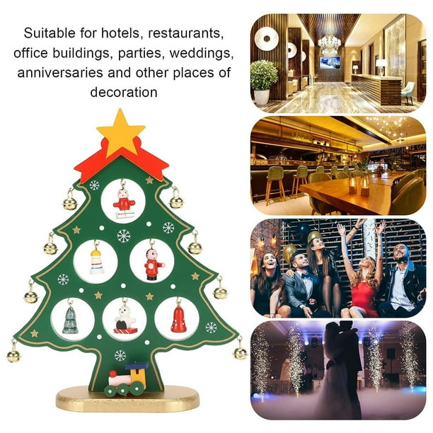 Christmas Tree, Wooden Christmas Tree Tabletop Decoration