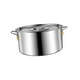 thumbnail image 5 of Olla de acero inoxidable para sopa de guiso, con agarre cómodo y cubo para aceite 3.5L, 5 of 9