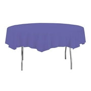 Octy-Round Paper Table Cover, 82-Inch