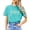 Seafoam Shirt, variant on Jesus Shirt for Women - Pearl Script Christian Faith Graphic Tee Blue Jean Shirt Adult X-Large
