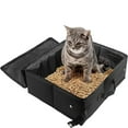 thumbnail image 4 of Portable Folding Travel Pet Litter Box Dog Toilet Tray Folding Cat Litter Potty Waterproof Outdoor Foldable Cat Litter Box, 4 of 7