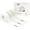 White 1+Transparent 2, variant on MakeID White Label Maker Tape Adapted Label Print Paper Refills Standard Laminated Office Labeling Tape Replacement 0.63 x 157 inch (16mm x 4m) Work with Label Maker Model L1 M1 Q1