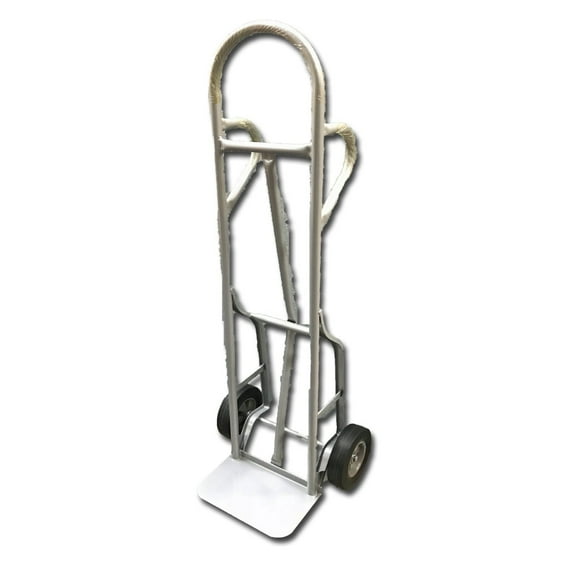 UBMOVE Handtruck 55 Silver 32 Dual Handle with 8" Semi Pneumatic Wheels Hand Truck