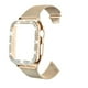 thumbnail image 1 of Correa con Hebilla de Acero Inoxidable y Case con Diamantes para Apple Watch, Compatible con Todas las Series, 1 of 4