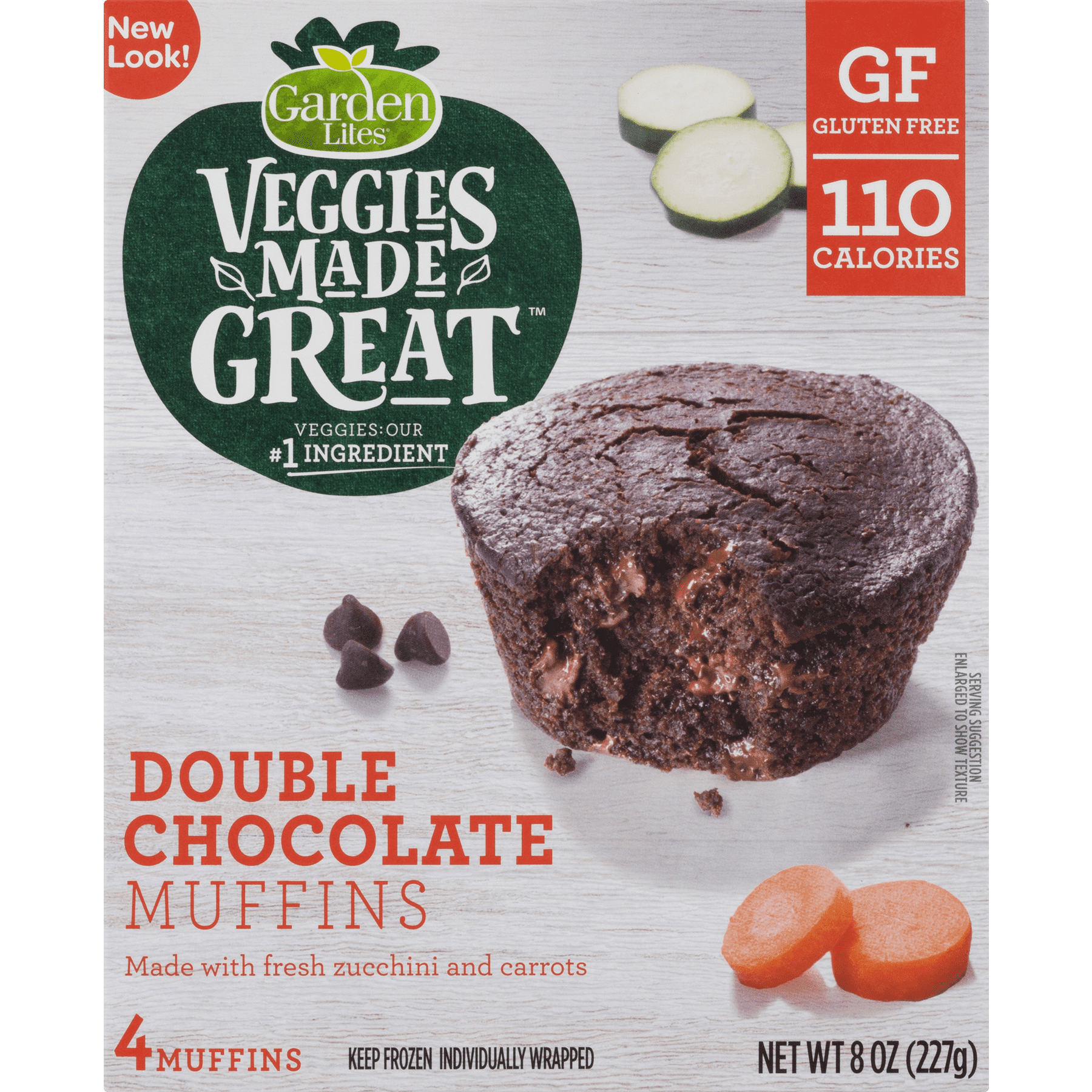Garden Lites Veggies Made Great Muffins Double Chocolate Walmart