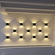 thumbnail image 5 of Lámpara de pared para exteriores, impermeable, led, para exteriores, simple, de doble cabezal, súper brillante, para pared exterior, pilar de villa, lámpara de patio, lámpara de lavado de, 5 of 5
