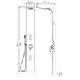 thumbnail image 5 of ALFI brand ABSP30 Panneau de Douche en Acier Inoxydable Brossé, 5 of 5