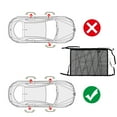 thumbnail image 3 of Bolsa de red para techo de automóvil de 35" x 26" Bolsa organizadora de almacenamiento universal para SUV, 3 of 9
