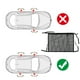thumbnail image 3 of Bolsa de red para techo de automóvil de 35" x 26" Bolsa organizadora de almacenamiento universal para SUV, 3 of 9