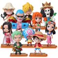 thumbnail image 1 of FIGURA DE ACCIÓN DE One Piece, Luffy, Zoro, Sanji, dibujos animados, versión Q, modelo de colección de PVC, muñecas, regalo de cumpleaños para niñosChina Gong Bohan LED, 1 of 2