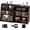 Black-4 Tier, variant on Homieasy Bookshelf - Small Extendable Ladder Bookshelf, 4-tier Corner Bookshelf, Wooden Bookshelf for Living Room, Bedroom, Entryway, and Small Spaces, Black