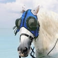 thumbnail image 1 of DYNWAVECA Horse Riding Glasses Professional Reduce Visual Interference Horse Eye Cover Blue, 1 of 10