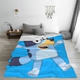 thumbnail image 2 of Lsque Bluey Pattern Fuzzy Fleece Throw Blanket Extra Large,Super Soft,Fluffy and Warm Blankets for Couch,Bed,All Season Use (60"x50"), 2 of 7