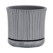 Better Homes & Gardens Pottery 6" Ballaro Round Ceramic Planter, Grey