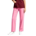 thumbnail image 3 of Women's Straight Leg Scrub Pants with Pockets Elastic Waist Drawstring Loose Fit Workwear Trousers Casual Nursing Uniform Bottoms, 3 of 8
