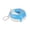 Blue, variant on Keychain Pendant Donut Shape Soft Elastic Feel Quick Rebound Squeeze Toy Safe PVC Stress Relief Fidget Toy
