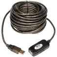 thumbnail image 2 of Tripp Lite 10M USB 2.0 Hi-Speed Active Extension Repeater Cable USB-A M/F 33' 33ft 10 Meter - USB extension cable - USB (M) to USB (F) - USB 2.0 - 33 ft - active - gray, 2 of 2