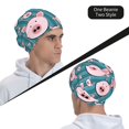 thumbnail image 6 of Gaeub Funny Pig Faces Knit Cuffed Beanie Top Level Beanie Men Women Winter Knit Caps Soft Ski Hat, 6 of 7