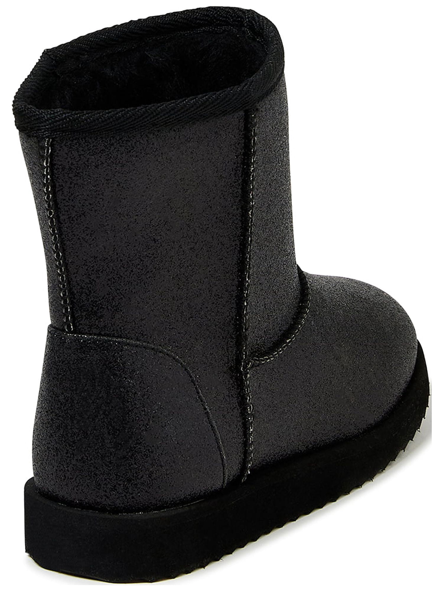 Wonder Nation Girls Cozy Faux Shearling Winter Boots