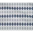 thumbnail image 4 of oneOone Cotton Flex Dark Dusty Blue Fabric Argyle Check Diy Clothing Quilting Fabric Print Fabric By Yard 40 Inch Wide, 4 of 4