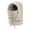 White, variant on Kilaqueen Winter Balaclava Hood for Men and Women, Adjustable Padded Face Cover with Plush Lining and Neck Warmer for Skiing and Snow Sports