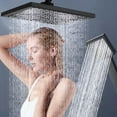 thumbnail image 6 of HIBIBUD High Pressure Shower Heads,Rainfall Shower Head with Handheld Spray,Luxury Bath Rain Shower Head,Pressurized Shower Head Combo Set,Easy Clean Install, 6 of 7