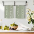 thumbnail image 3 of Green Flower Branch Kitchen Towels Set of 1, Spring Summer Farmhouse Botanical Absorbent Dish Towels for Kitchen, Microfiber Hand Towel, Quick Drying Tea Towel for Cleaning Decorative Dishcloths, 3 of 7