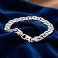 thumbnail image 3 of Pompeii Men's 14k Gold (35gram) or Platinum (65gram) 8mm Link Bracelet 8.5" (,), 3 of 4