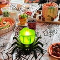 thumbnail image 5 of Halloween Tea Lights Candles, Halloween Flameless LED Candle Holder Lights Battery Operated , Spider Tealights Electric Flickering Candle for Halloween Party Decorations, 5 of 6
